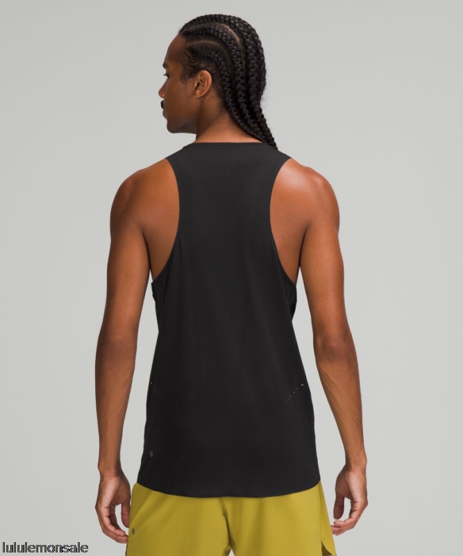 Lululemon Deutschland DELULU971 | Schwarzes Schnelles Und Kostenloses Singlet